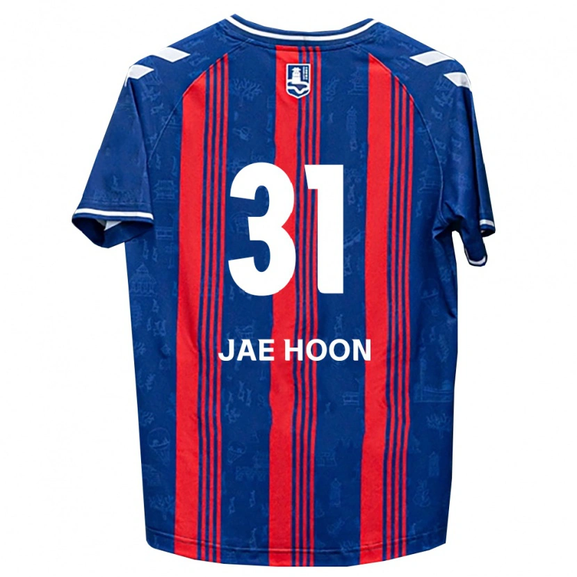 Danxen Femme Maillot Jae-Hoon Lee #31 Bleu Rouge Blanc Tenues Domicile 2026/27 T-Shirt