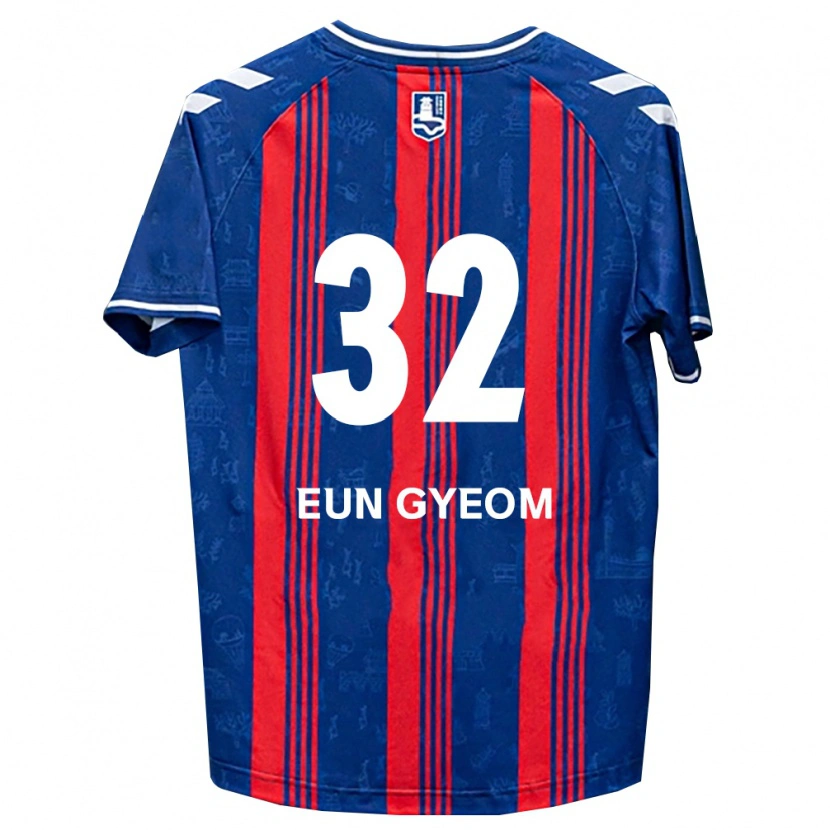 Danxen Femme Maillot Eun-Gyeom Kim #32 Bleu Rouge Blanc Tenues Domicile 2026/27 T-Shirt