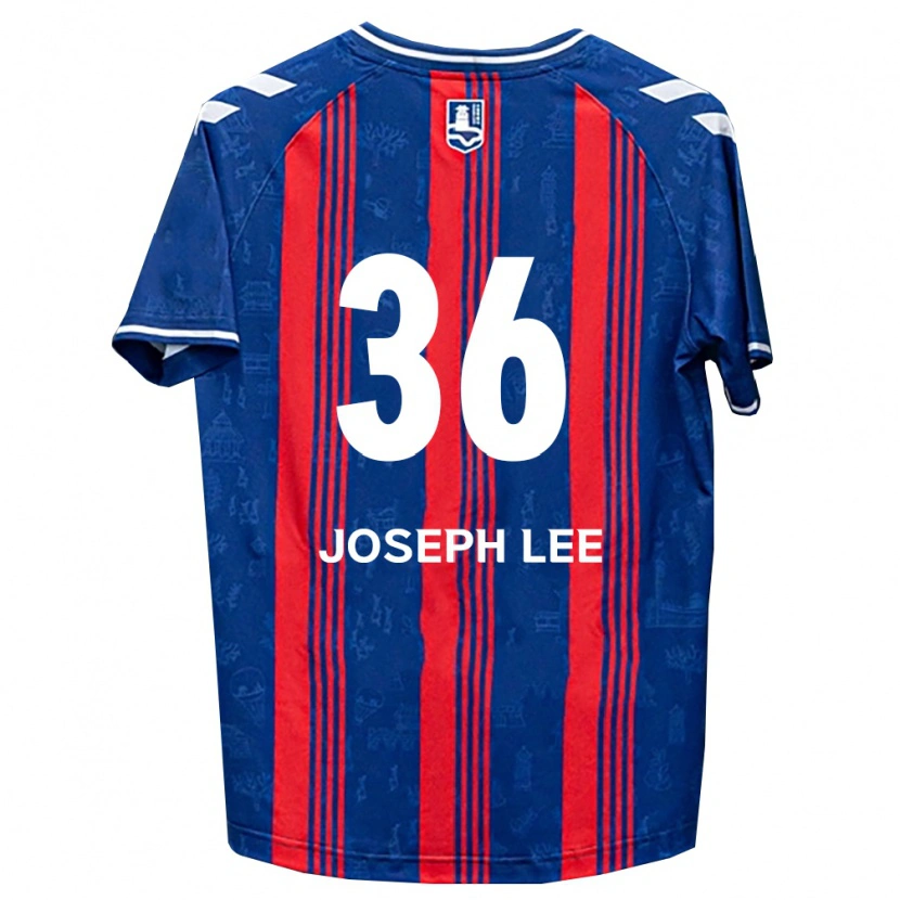 Danxen Femme Maillot Joseph Lee #36 Bleu Rouge Blanc Tenues Domicile 2026/27 T-Shirt