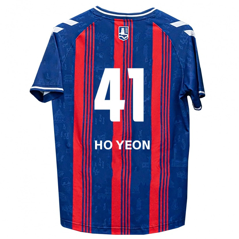 Danxen Femme Maillot Ho-Yeon Joo #41 Bleu Rouge Blanc Tenues Domicile 2026/27 T-Shirt