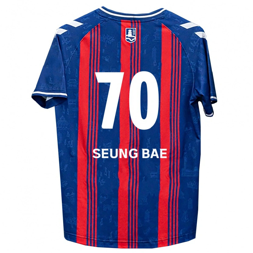 Danxen Femme Maillot Seung-Bae Jung #70 Bleu Rouge Blanc Tenues Domicile 2026/27 T-Shirt