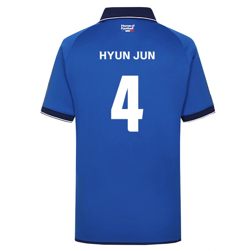 Danxen Femme Maillot Hyun-Jun Roh #4 Bleu Royal Blanc Rouge Tenues Domicile 2026/27 T-Shirt