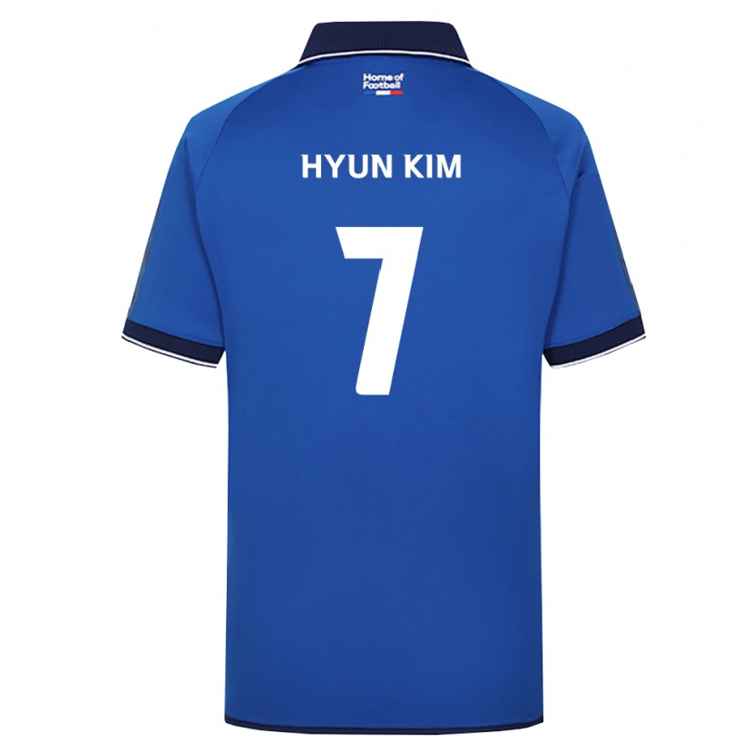 Danxen Femme Maillot Hyun Kim #7 Bleu Royal Blanc Rouge Tenues Domicile 2026/27 T-Shirt