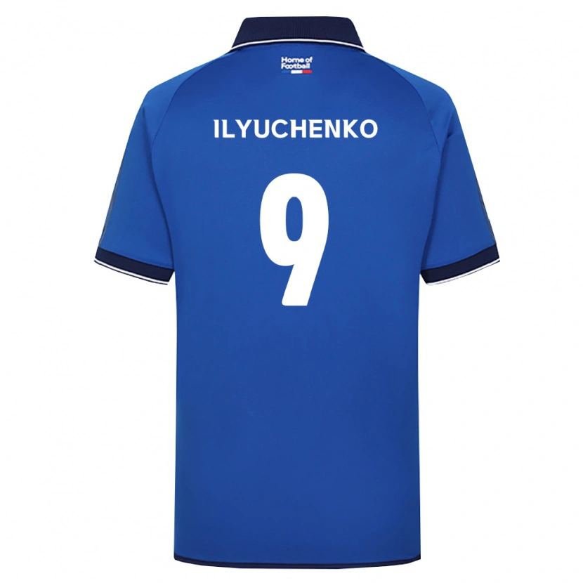 Danxen Femme Maillot Stanislav Ilyuchenko #9 Bleu Royal Blanc Rouge Tenues Domicile 2026/27 T-Shirt