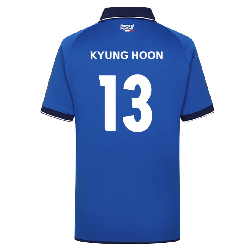 Danxen Femme Maillot Kyung-Hoon Park #13 Bleu Royal Blanc Rouge Tenues Domicile 2026/27 T-Shirt