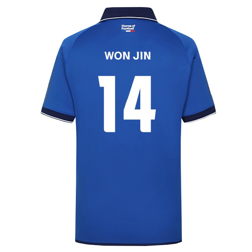 Danxen Femme Maillot Won-Jin Hong #14 Bleu Royal Blanc Rouge Tenues Domicile 2026/27 T-Shirt