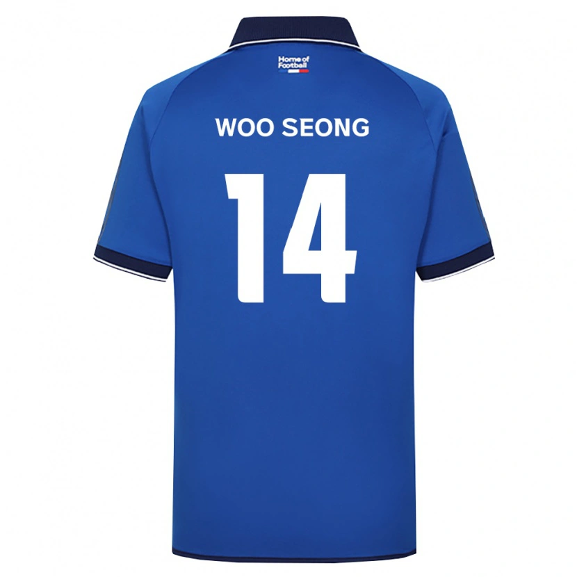 Danxen Femme Maillot Woo-Seong Seo #14 Bleu Royal Blanc Rouge Tenues Domicile 2026/27 T-Shirt