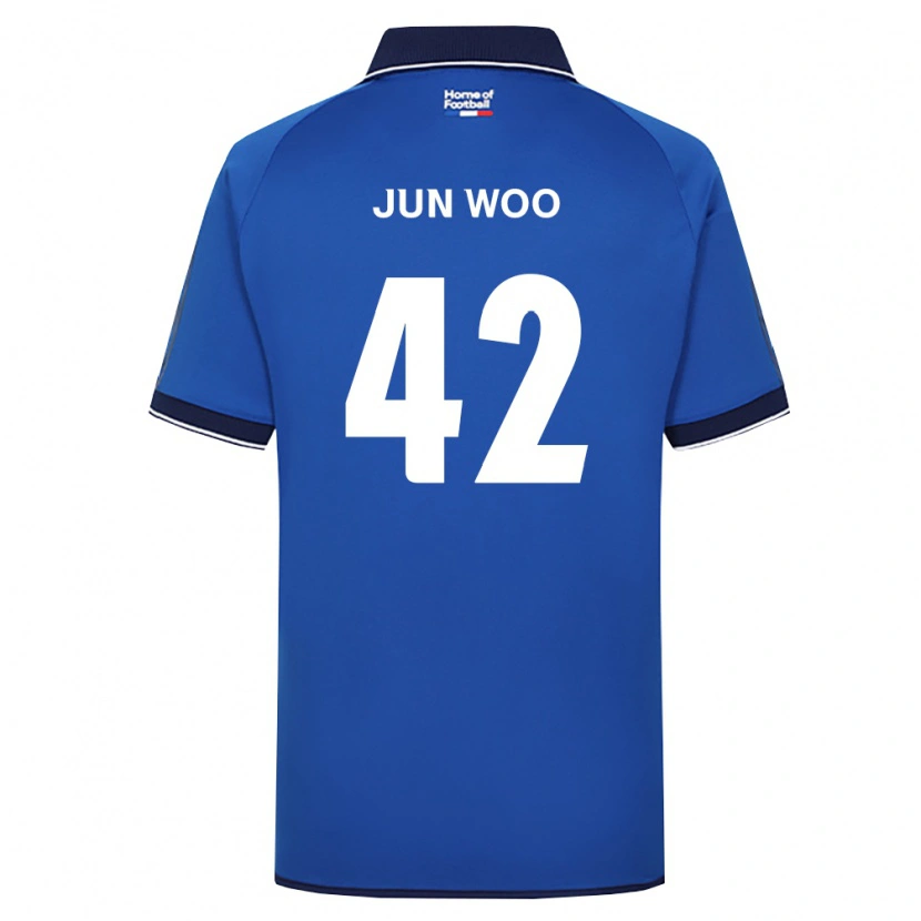 Danxen Femme Maillot Jun-Woo Lee #42 Bleu Royal Blanc Rouge Tenues Domicile 2026/27 T-Shirt