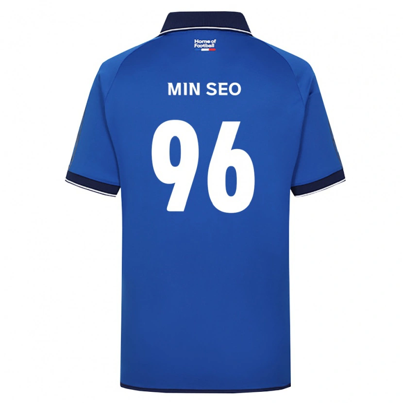 Danxen Femme Maillot Min-Seo Koo #96 Bleu Royal Blanc Rouge Tenues Domicile 2026/27 T-Shirt