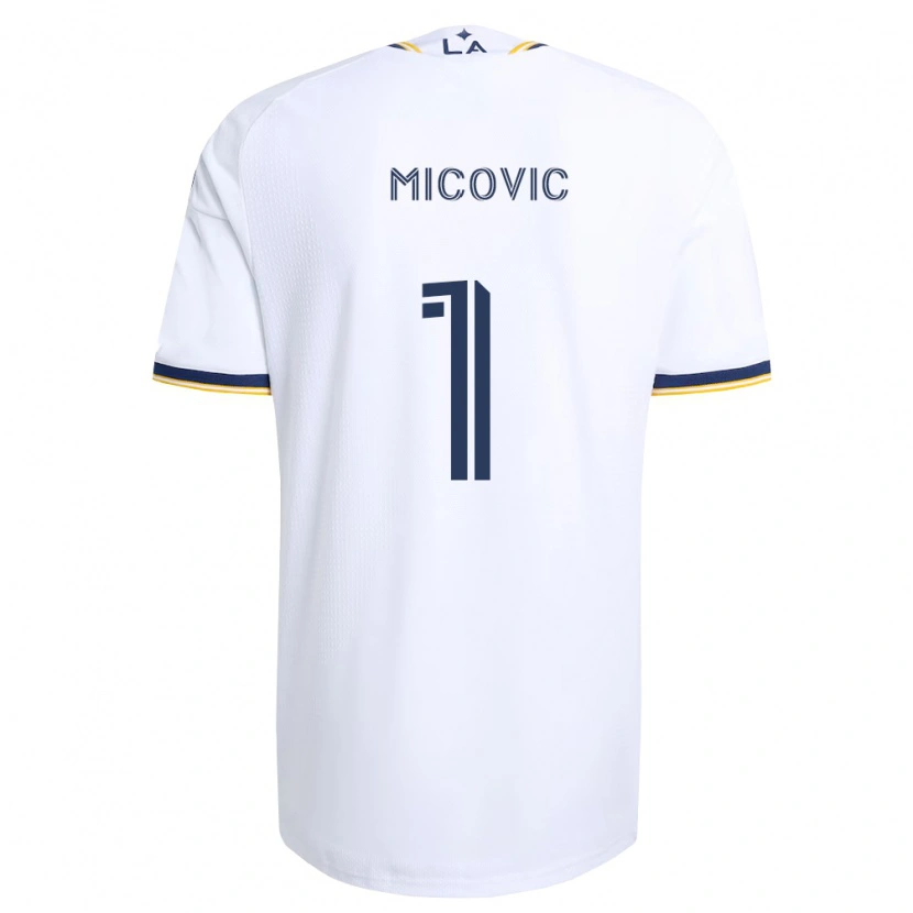 Danxen Femme Maillot Novak Mićović #1 Bleu Jaune Et Blanc Tenues Domicile 2026/27 T-Shirt
