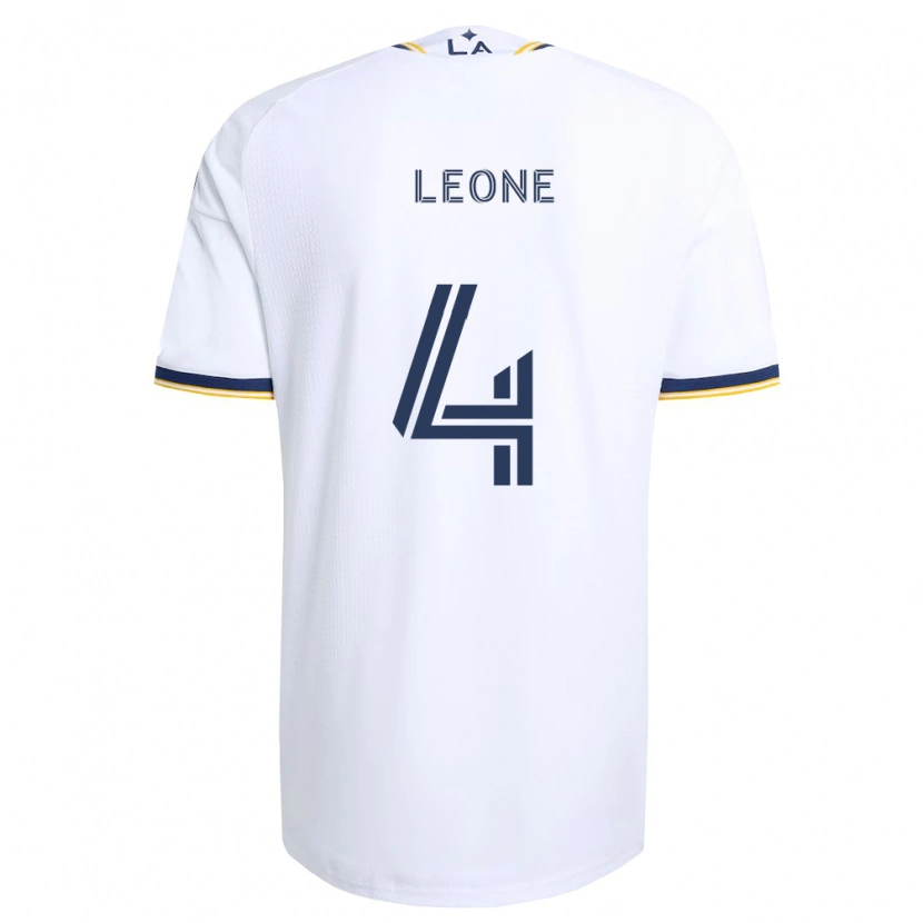 Danxen Femme Maillot Matthew Leone #4 Bleu Jaune Et Blanc Tenues Domicile 2026/27 T-Shirt