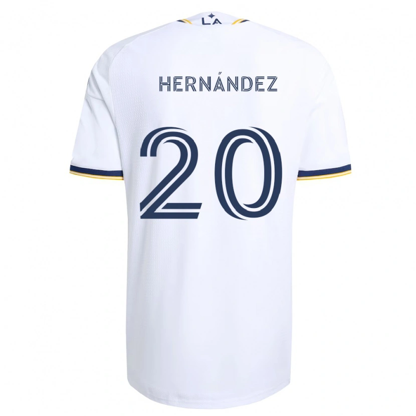 Danxen Femme Maillot Roberto Hernández #20 Bleu Jaune Et Blanc Tenues Domicile 2026/27 T-Shirt