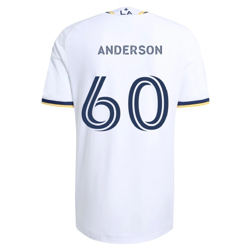 Danxen Femme Maillot Nolan Anderson #60 Bleu Jaune Et Blanc Tenues Domicile 2026/27 T-Shirt