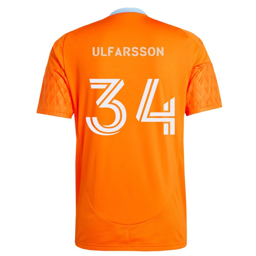 Danxen Femme Maillot Thor Úlfarsson #34 Orange Blanc Tenues Domicile 2026/27 T-Shirt
