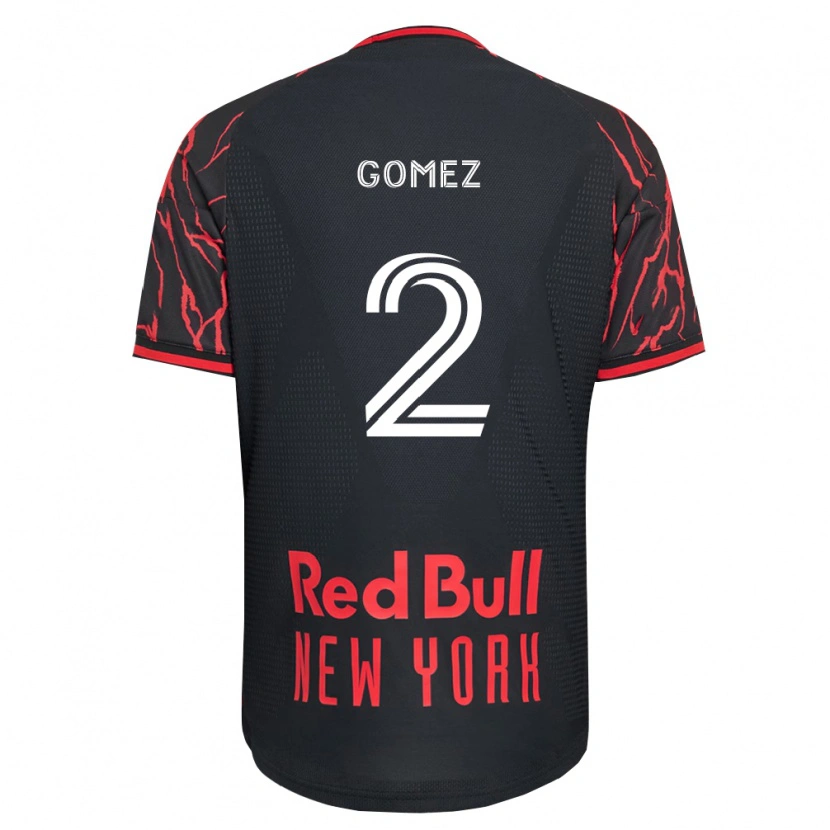 Danxen Femme Maillot Álex Gómez #2 Rouge Noir Blanc Tenues Domicile 2026/27 T-Shirt