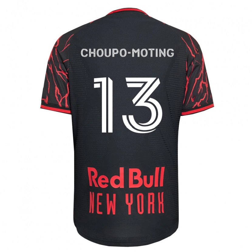 Danxen Femme Maillot Eric-Maxim Choupo-Moting #13 Rouge Noir Blanc Tenues Domicile 2026/27 T-Shirt