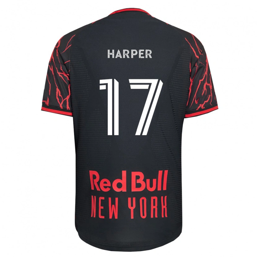 Danxen Femme Maillot Cameron Harper #17 Rouge Noir Blanc Tenues Domicile 2026/27 T-Shirt
