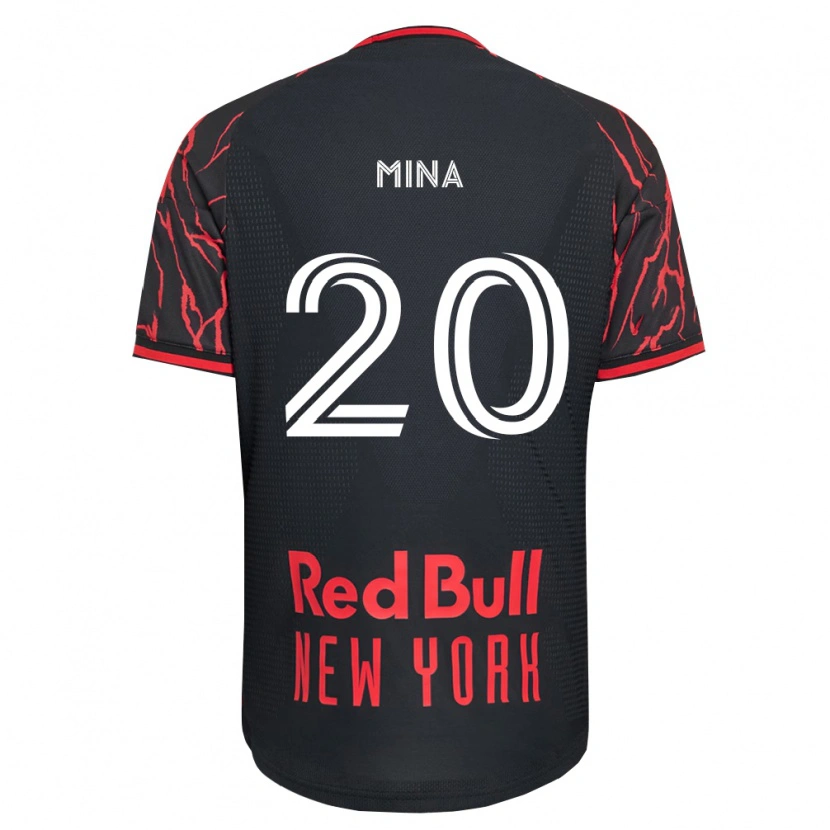 Danxen Femme Maillot Juan Mina #20 Rouge Noir Blanc Tenues Domicile 2026/27 T-Shirt