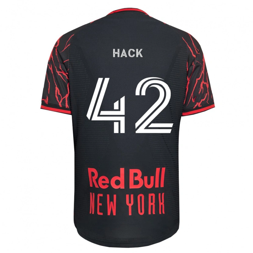 Danxen Femme Maillot Alexander Hack #42 Rouge Noir Blanc Tenues Domicile 2026/27 T-Shirt
