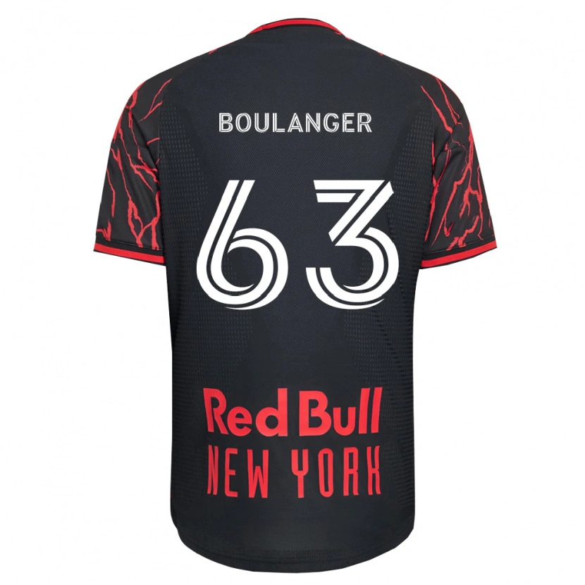 Danxen Femme Maillot Brady Boulanger #63 Rouge Noir Blanc Tenues Domicile 2026/27 T-Shirt