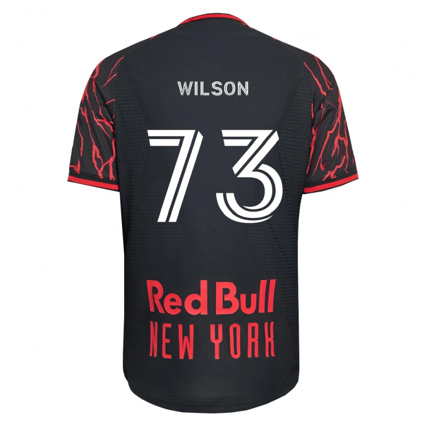 Danxen Femme Maillot Akheem Wilson #73 Rouge Noir Blanc Tenues Domicile 2026/27 T-Shirt