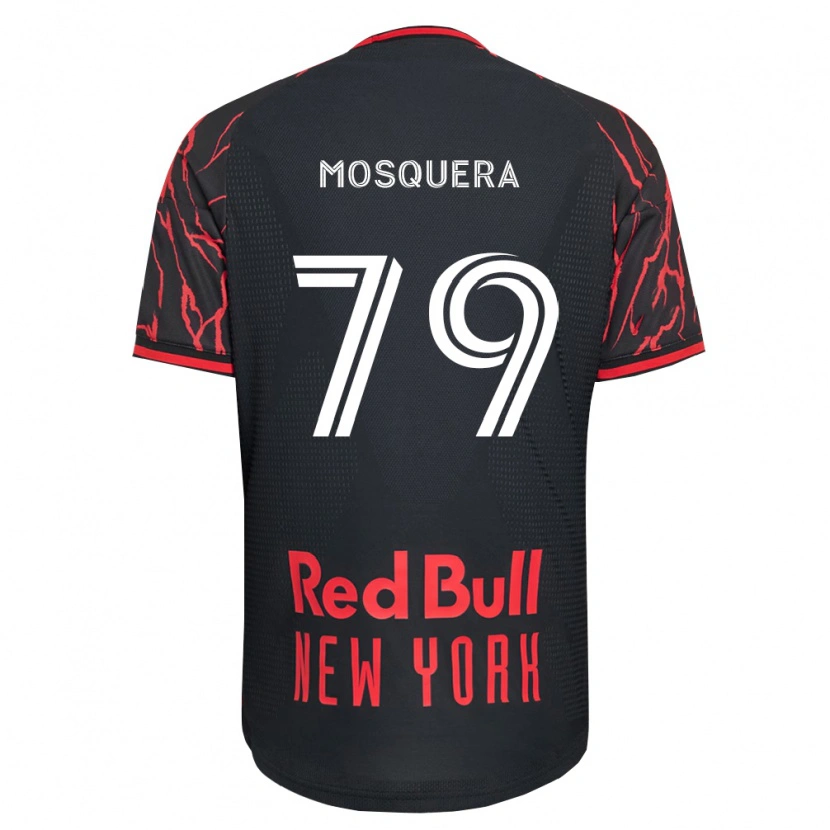 Danxen Femme Maillot Rafael Mosquera #79 Rouge Noir Blanc Tenues Domicile 2026/27 T-Shirt