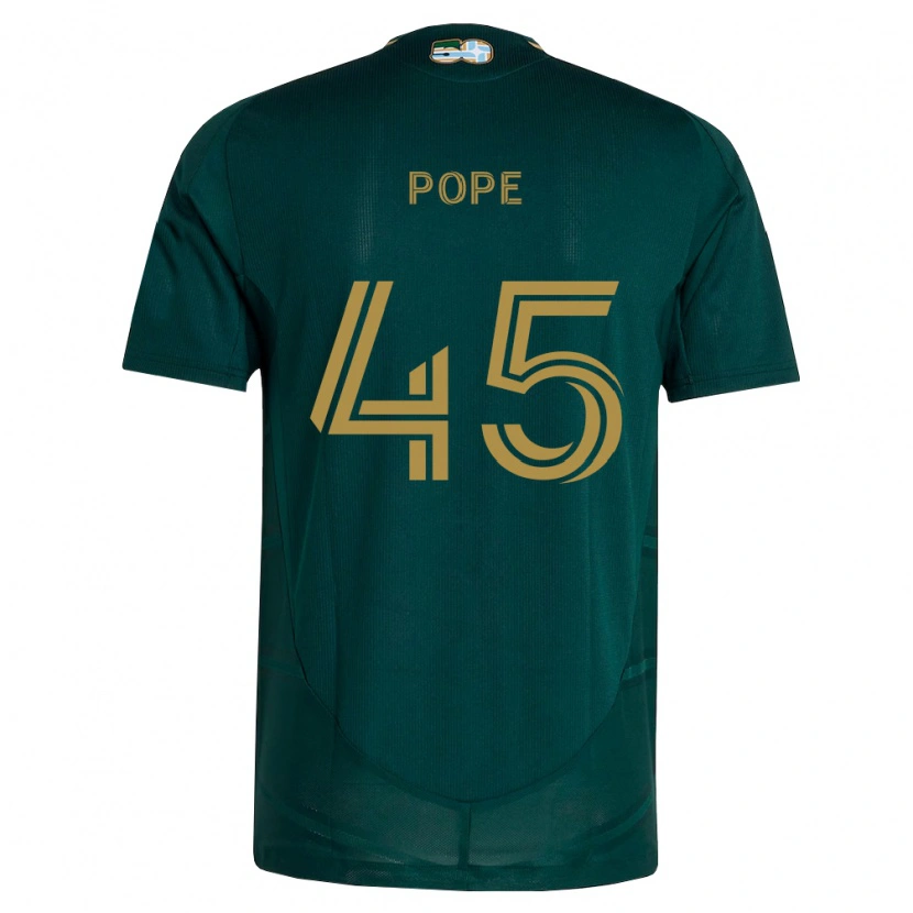Danxen Femme Maillot Blake Pope #45 Vert Foncé Marron Tenues Domicile 2026/27 T-Shirt