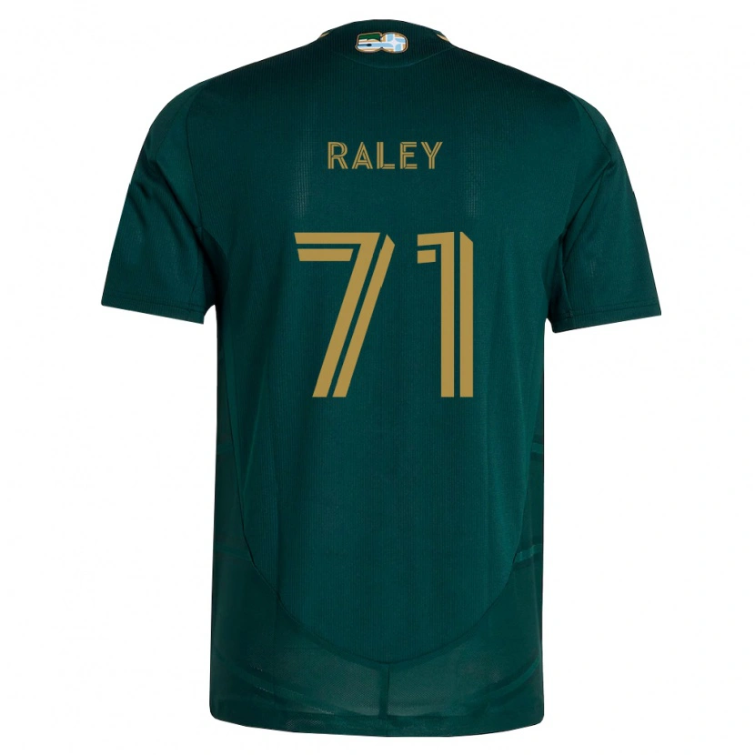 Danxen Femme Maillot Liam Raley #71 Vert Foncé Marron Tenues Domicile 2026/27 T-Shirt