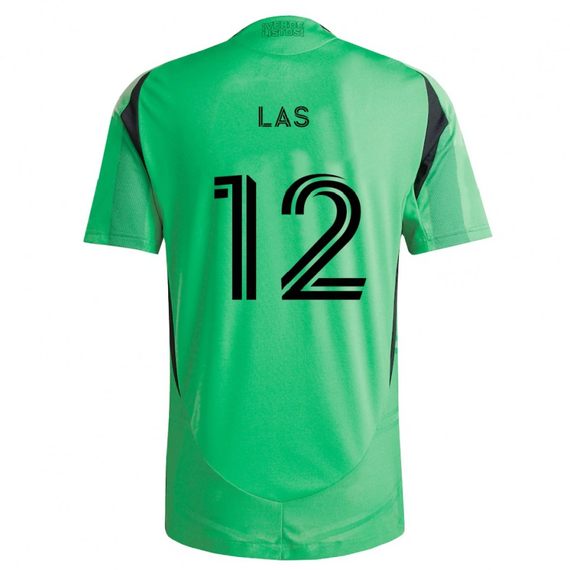 Danxen Femme Maillot Damian Las #12 Vert Émeraude Noir Tenues Domicile 2026/27 T-Shirt