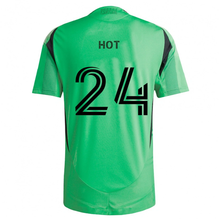 Danxen Femme Maillot Kenan Hot #24 Vert Émeraude Noir Tenues Domicile 2026/27 T-Shirt