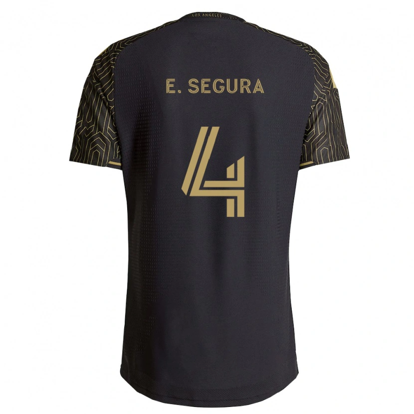 Danxen Femme Maillot Eddie Segura #4 Marron Noir Tenues Domicile 2026/27 T-Shirt
