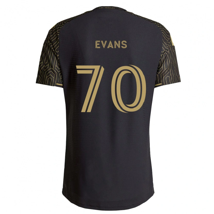 Danxen Femme Maillot Matthew Evans #70 Marron Noir Tenues Domicile 2026/27 T-Shirt