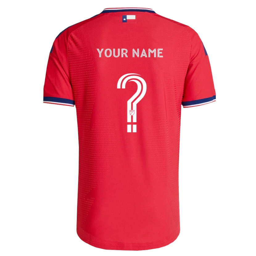 Danxen Femme Maillot Votre Nom #0 Rouge Bleu Blanc Tenues Domicile 2026/27 T-Shirt
