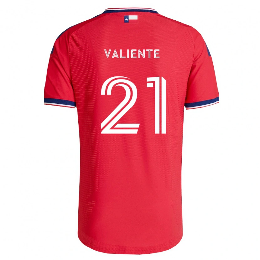 Danxen Femme Maillot Joaquín Valiente #21 Rouge Bleu Blanc Tenues Domicile 2026/27 T-Shirt