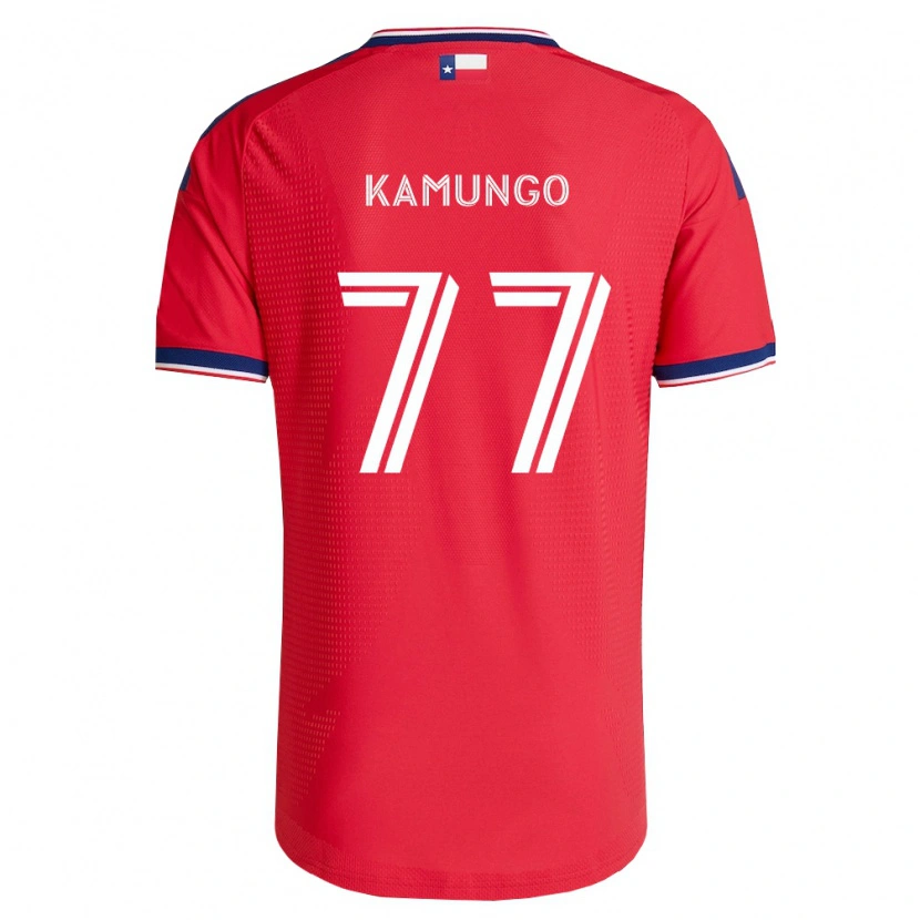 Danxen Femme Maillot Bernard Kamungo #77 Rouge Bleu Blanc Tenues Domicile 2026/27 T-Shirt