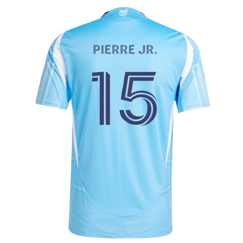 Danxen Femme Maillot Kevin Pierre Jr. #15 Bleu Ciel Blanc Tenues Domicile 2026/27 T-Shirt