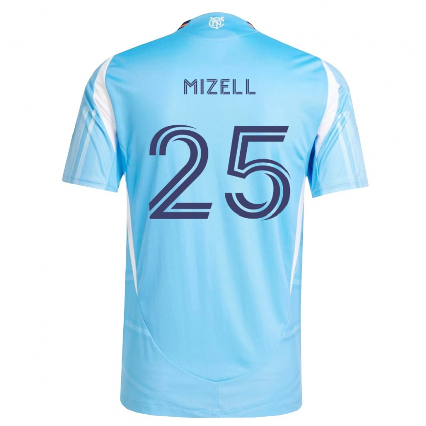 Danxen Femme Maillot Cody Mizell #25 Bleu Ciel Blanc Tenues Domicile 2026/27 T-Shirt