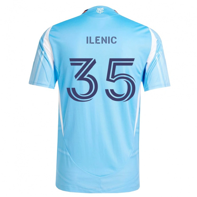 Danxen Femme Maillot Mitja Ilenic #35 Bleu Ciel Blanc Tenues Domicile 2026/27 T-Shirt