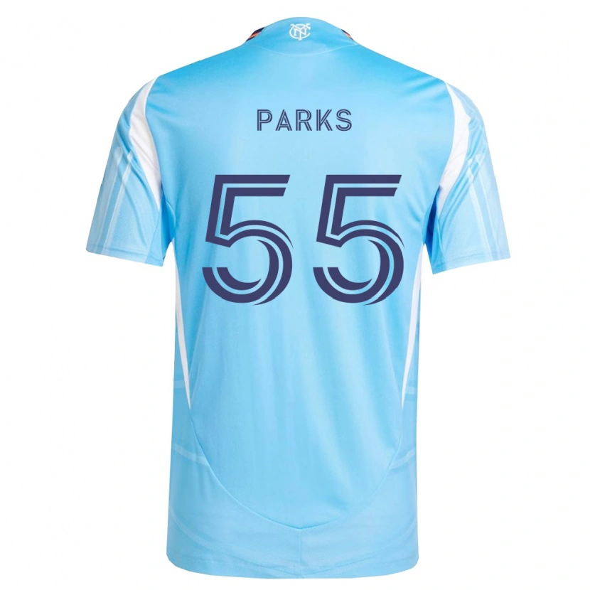 Danxen Femme Maillot Keaton Parks #55 Bleu Ciel Blanc Tenues Domicile 2026/27 T-Shirt