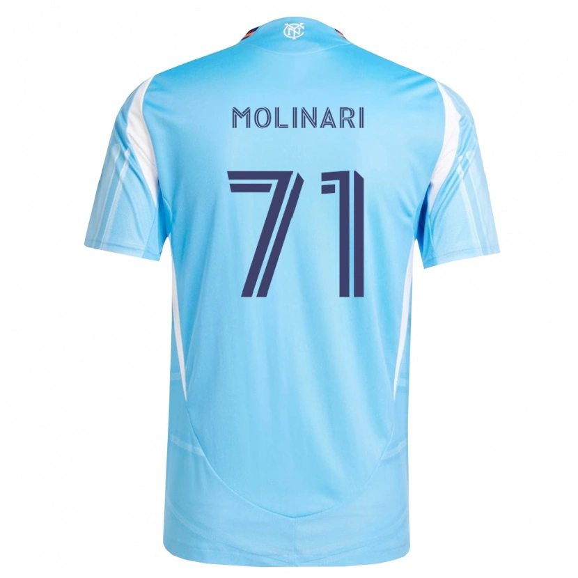 Danxen Femme Maillot Peter Molinari #71 Bleu Ciel Blanc Tenues Domicile 2026/27 T-Shirt