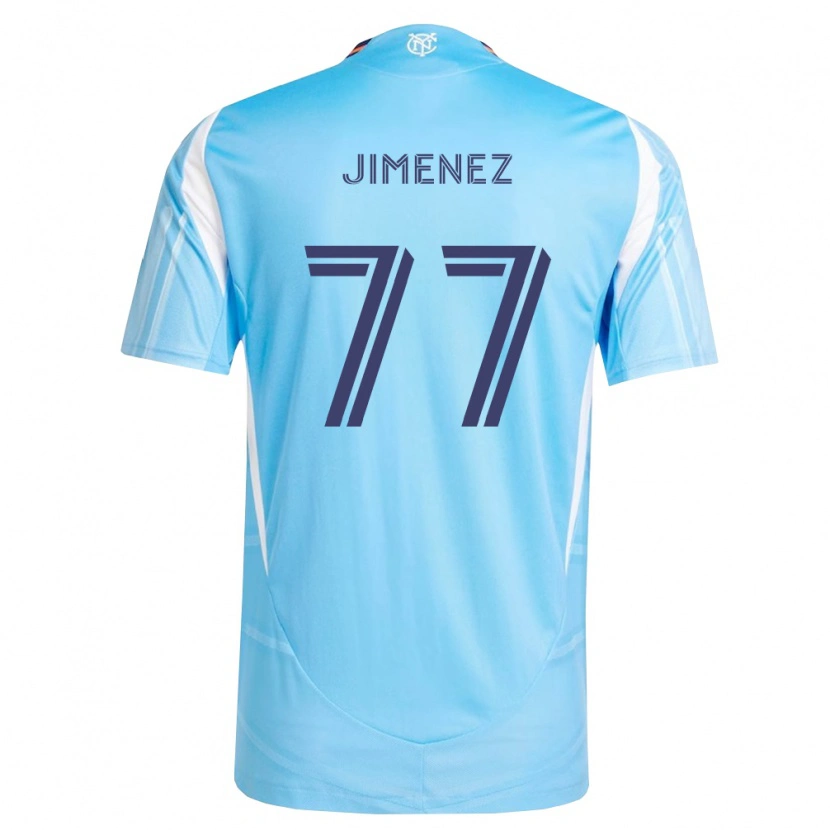 Danxen Femme Maillot Jonathan Jiménez #77 Bleu Ciel Blanc Tenues Domicile 2026/27 T-Shirt