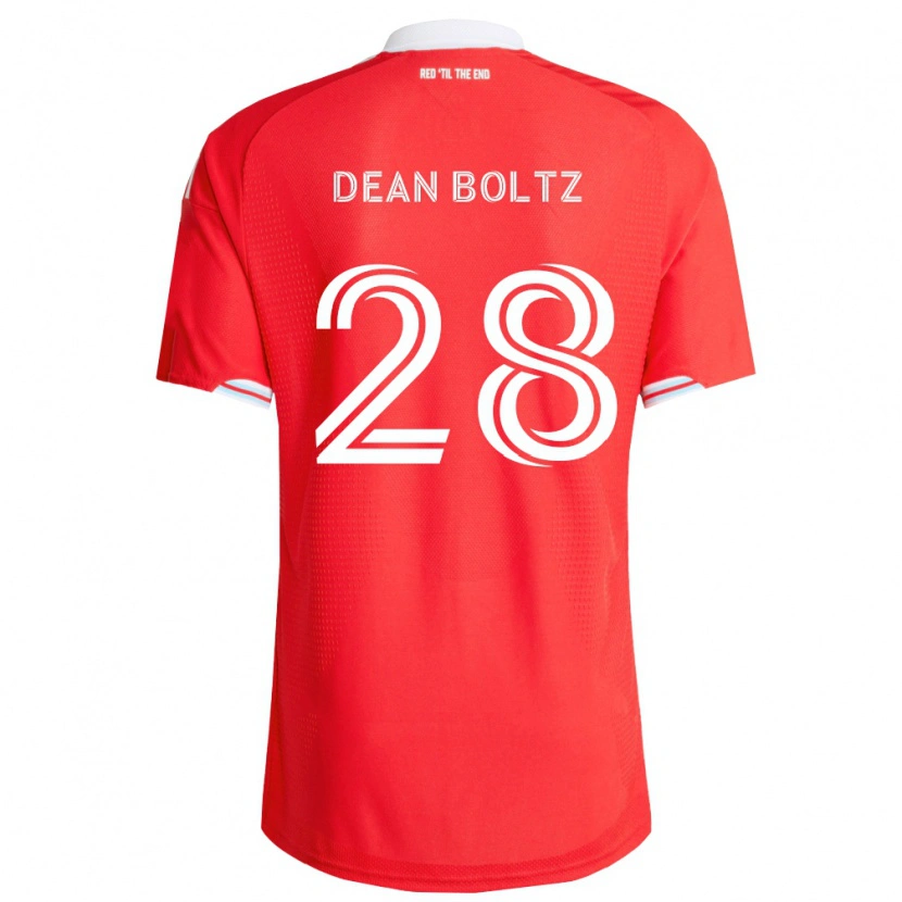 Danxen Femme Maillot Dean Boltz #28 Rouge Bleu Foncé Blanc Tenues Domicile 2026/27 T-Shirt