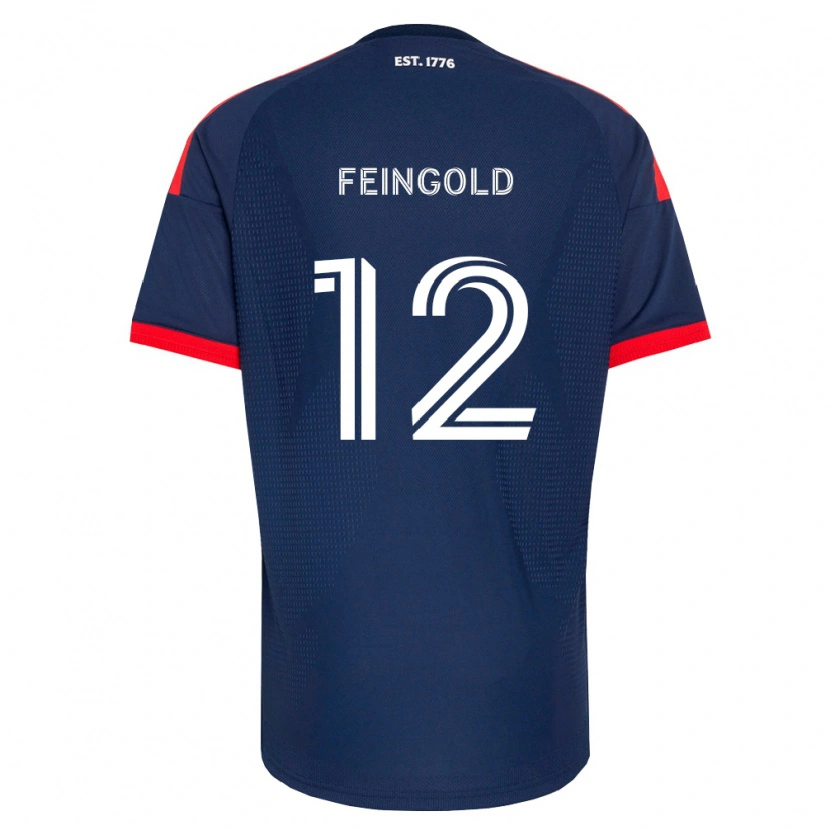 Danxen Femme Maillot Ilay Feingold #12 Bleu Royal Rouge Blanc Tenues Domicile 2026/27 T-Shirt