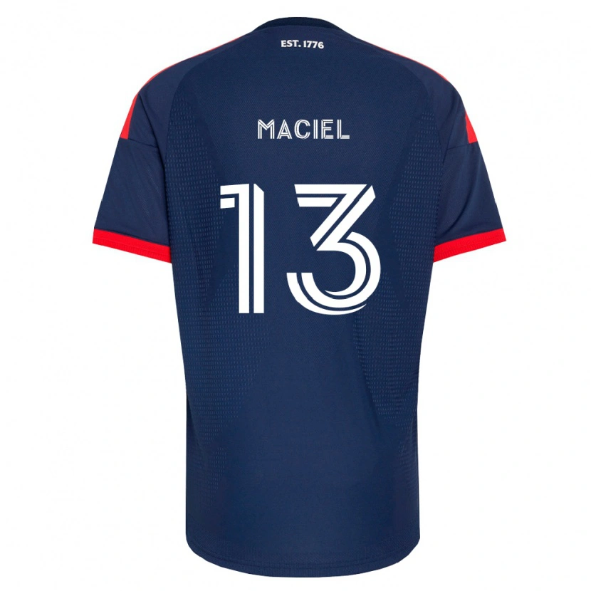 Danxen Femme Maillot Maciel #13 Bleu Royal Rouge Blanc Tenues Domicile 2026/27 T-Shirt