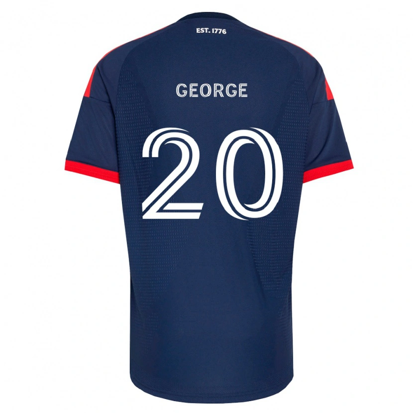 Danxen Femme Maillot Sharod George #20 Bleu Royal Rouge Blanc Tenues Domicile 2026/27 T-Shirt