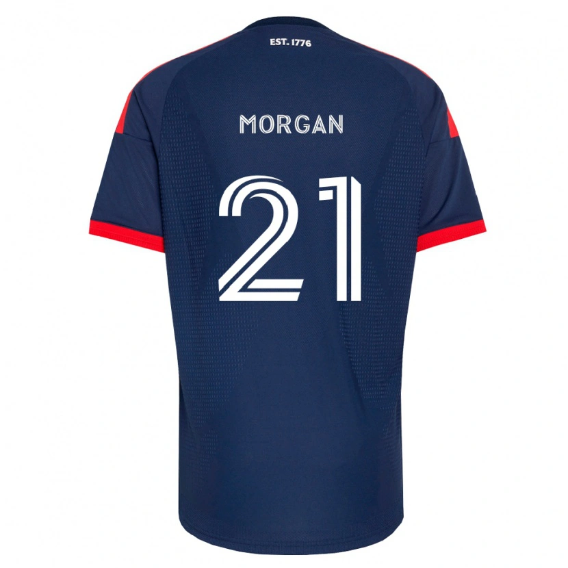 Danxen Femme Maillot Myles Morgan #21 Bleu Royal Rouge Blanc Tenues Domicile 2026/27 T-Shirt