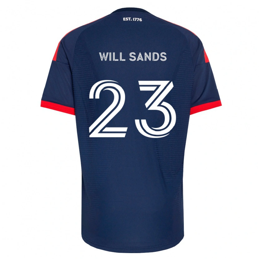 Danxen Femme Maillot Will Sands #23 Bleu Royal Rouge Blanc Tenues Domicile 2026/27 T-Shirt
