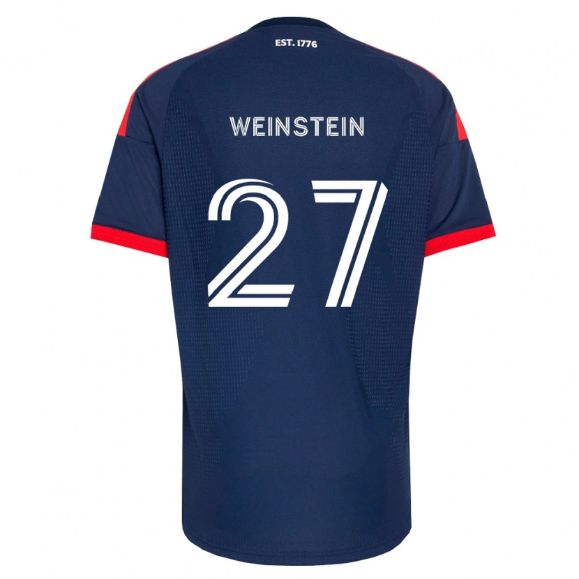 Danxen Femme Maillot Max Weinstein #27 Bleu Royal Rouge Blanc Tenues Domicile 2026/27 T-Shirt