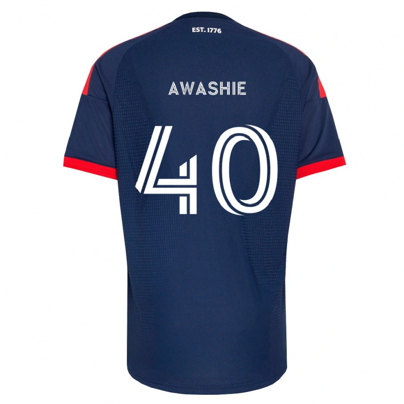 Danxen Femme Maillot Ben Awashie #40 Bleu Royal Rouge Blanc Tenues Domicile 2026/27 T-Shirt