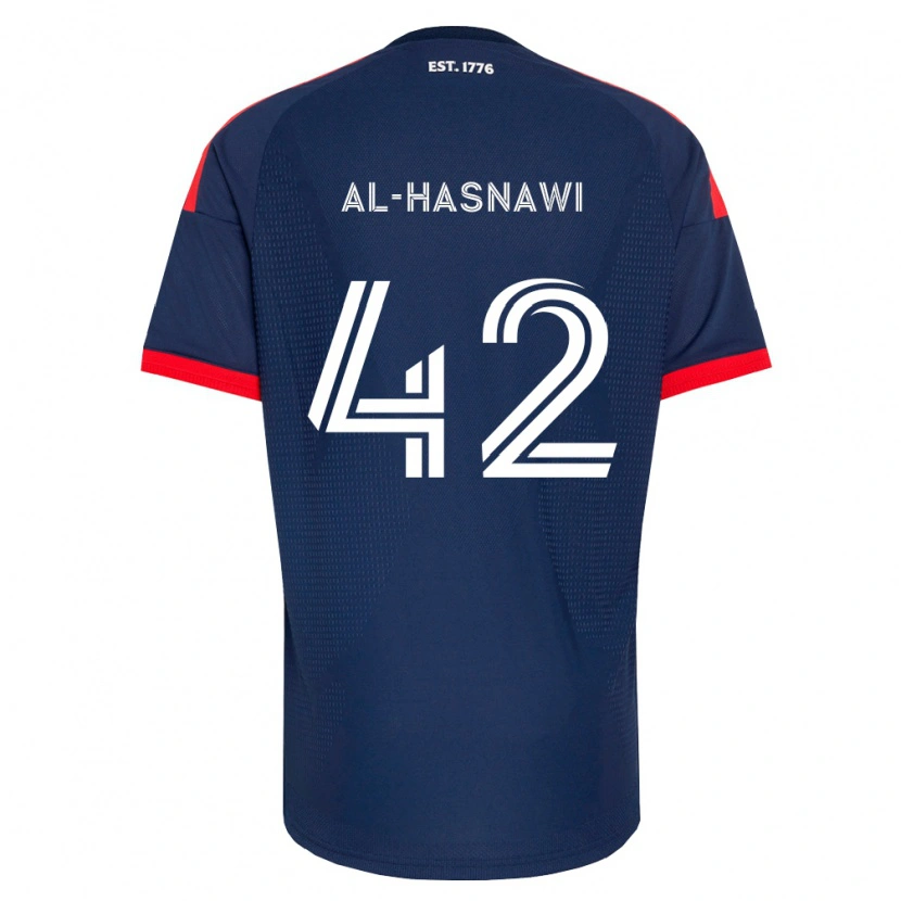 Danxen Femme Maillot Moshtaba Al-Hasnawi #42 Bleu Royal Rouge Blanc Tenues Domicile 2026/27 T-Shirt